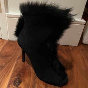 Pedro garcia peep toe fur boot